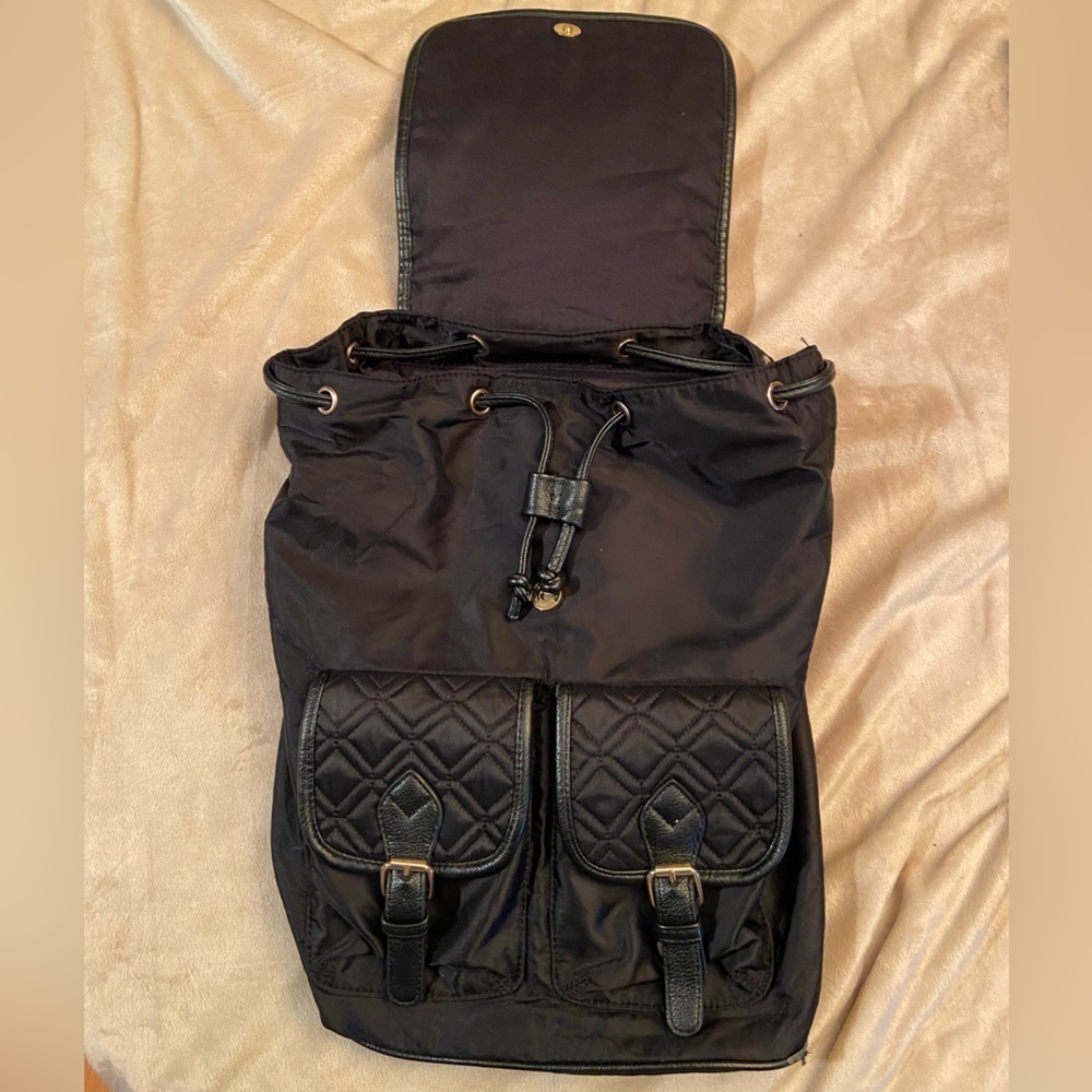GUESS Black Quilted Backpack - Picture 7 of 16